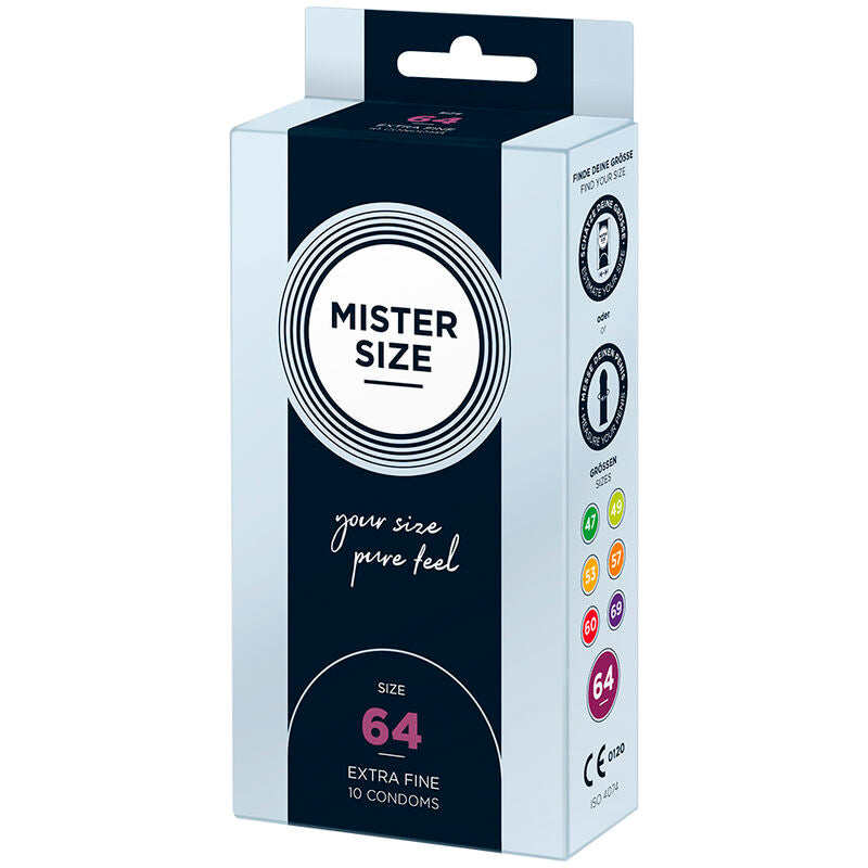 Mister Size Condoms Size Xxl 64 Mm (10 Units)