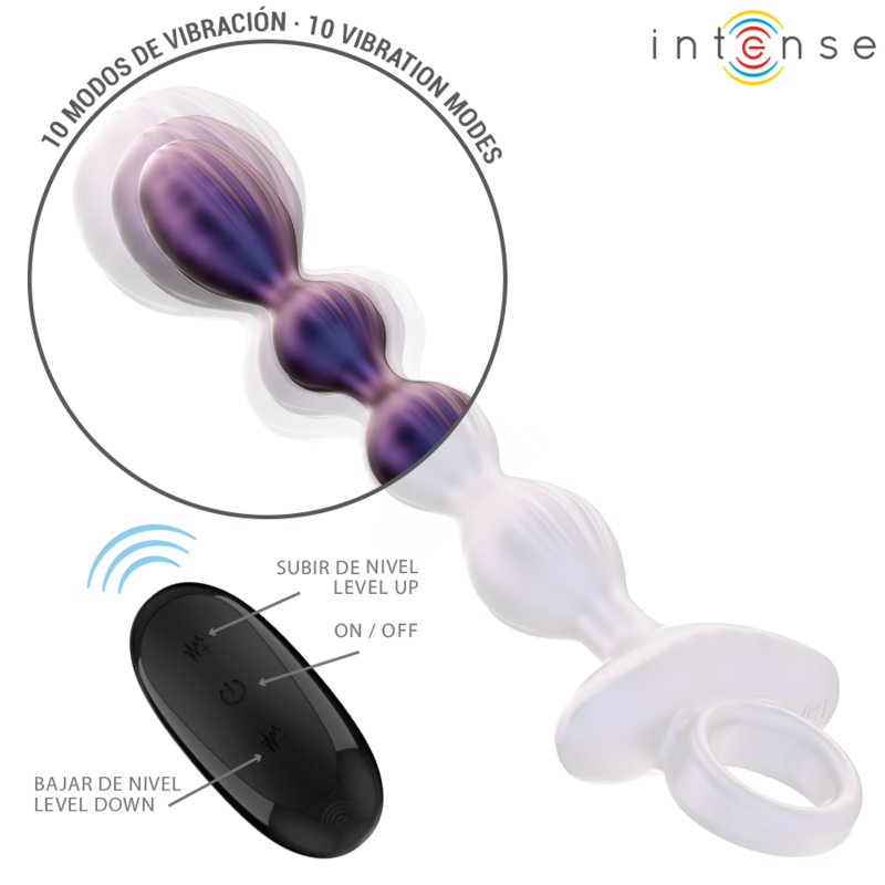Intense Anal Toys Intense - Jackie Vibrating Anal Plug Model 1 Remote Control