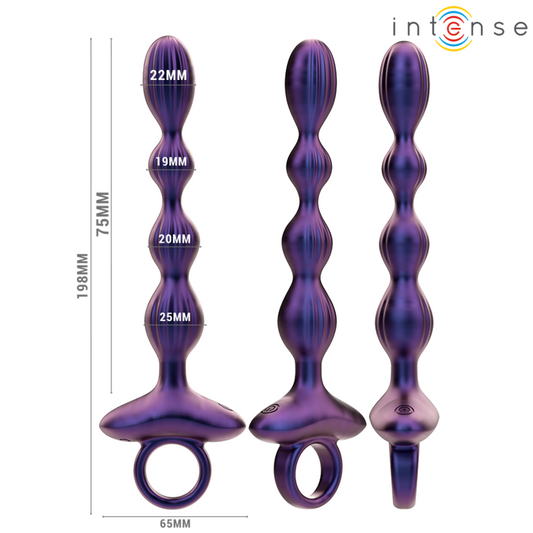 Intense Anal Toys Intense - Jackie Vibrating Anal Plug Model 1 Remote Control
