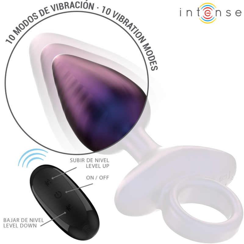 Intense Anal Toys Intense - Michael Vibrating Anal Plug Model 2 Remote Control