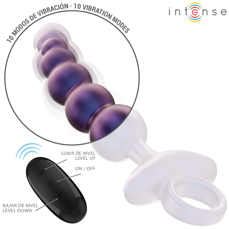 Intense Anal Toys Intense - Tito Vibrating Anal Plug Model 3 Remote Control