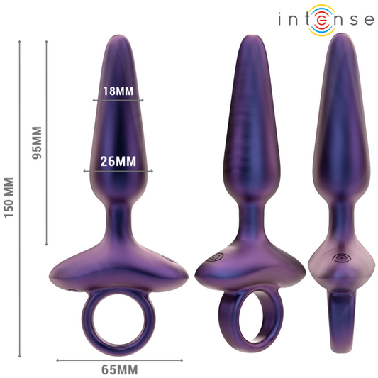 Intense Anal Toys Intense - Marlon Vibrating Anal Plug Model 4 Remote Control