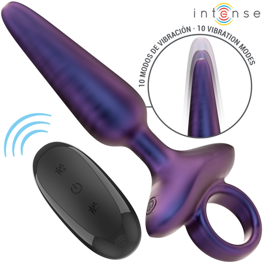 Intense Anal Toys Intense - Marlon Vibrating Anal Plug Model 4 Remote Control