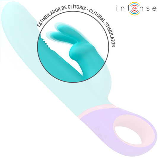 Intense Fun Intense - Monica Rabbit Vibrator With Rotating G-Spot Stimulator Blue