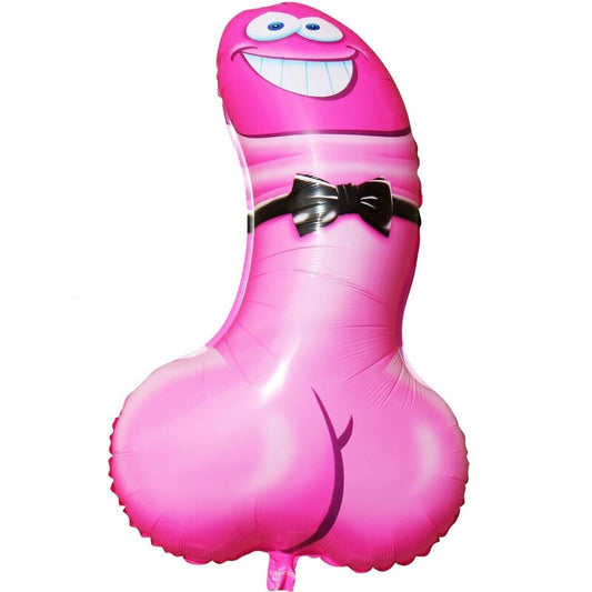 Diablo Picante Penis Shaped Party Balloon Pink