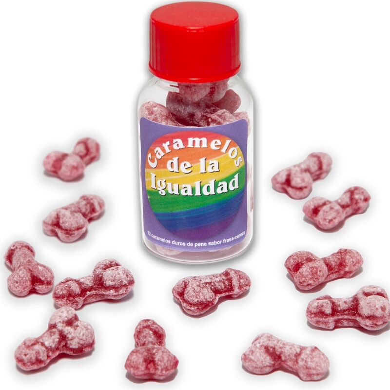 Diablo Picante 12 Strawberry/Cherry Penis Shape Equality Candies