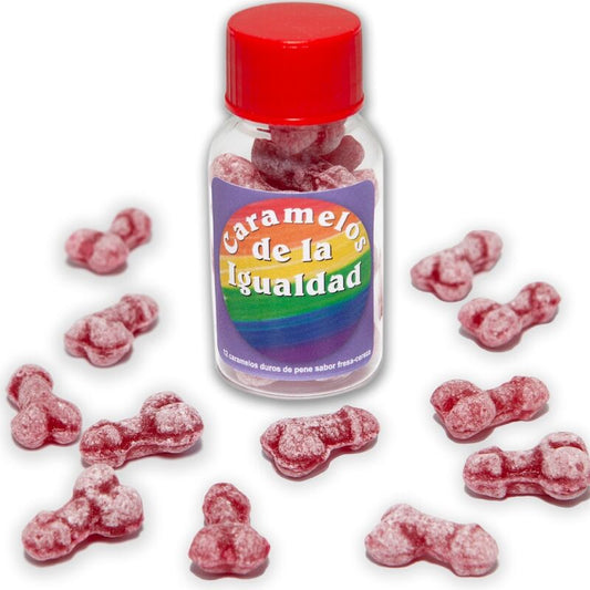 Diablo Picante 12 Strawberry/Cherry Penis Shape Equality Candies