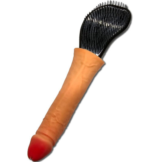 Diablo Picante Hair Brush With Penis At The Tip