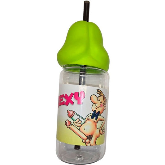 Diablo Picante Penis Shaped 360 Ml Baby Bottle Green