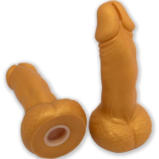 Diablo Picante Penis Shaped Piggy Bank 22.5 Cm Gold