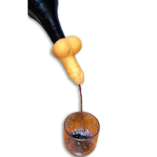 Diablo Picante Golden Penis Wine Decanter