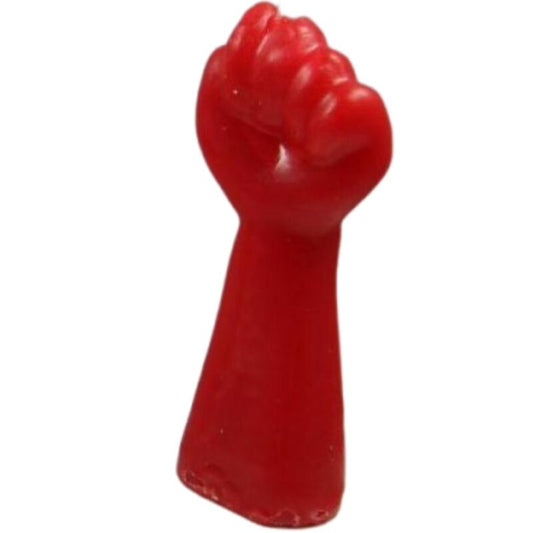 Diablo Picante Fist Shaped Candle Red