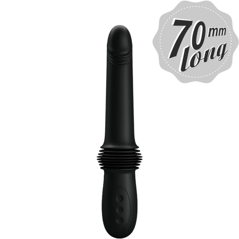 Pretty Love Pazuzu Vibrator 3 Thrust Modes Black