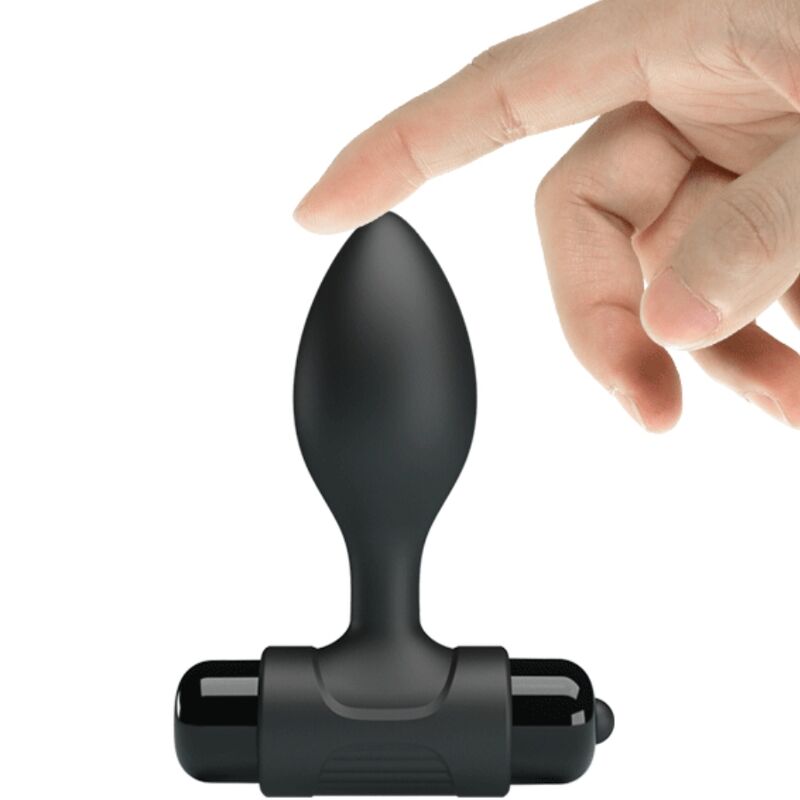 Pretty Love Vibra Butt 10 Vibrations Anal Plug Black