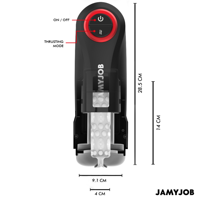 Jamyjob Gravity Automatic Vagina Masturbator 5 Thrusting Modes And Sound Effect