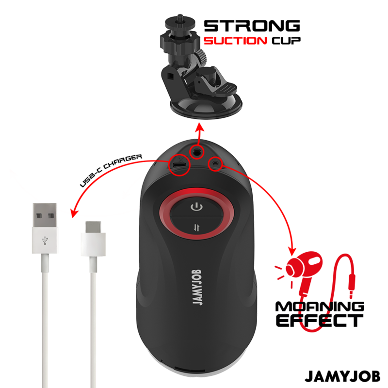 Jamyjob Gravity Automatic Vagina Masturbator 5 Thrusting Modes And Sound Effect