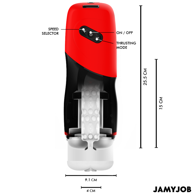 Jamyjob Xpeed Automatic Vagina Masturbator 5 Thrusting Modes And Sound Effect