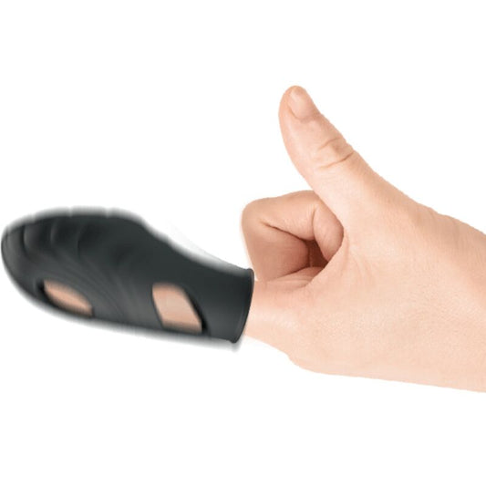 Pretty Love Lich Silicone Finger Vibrator Black