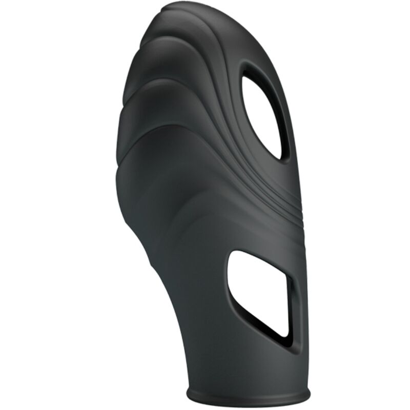 Pretty Love Lich Silicone Finger Vibrator Black