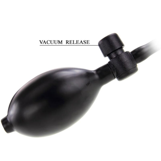 Pretty Love Inflatable Anal Plug Black