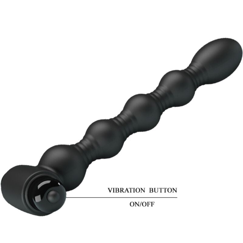 Pretty Love Lynn Silicone Anal Plug 10 Vibrations Black