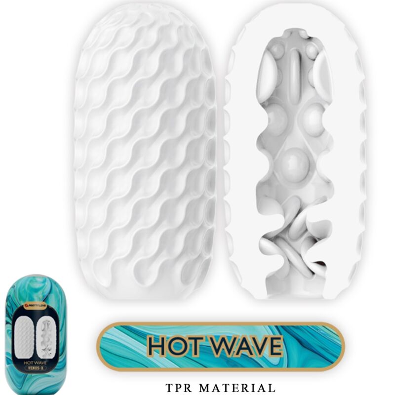 Pretty Love Venus X 15 Silicone Male Masturbators White