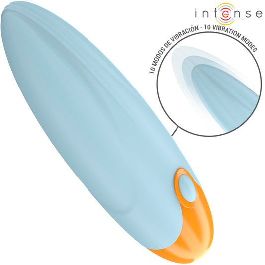 Intense Fun Intense - Mike Vibrating Bullet 10 Vibrations Blue Remote Control