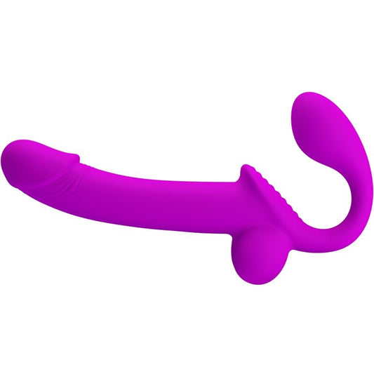 Pretty Love Kelpie Double Strap-On Stimulator Purple