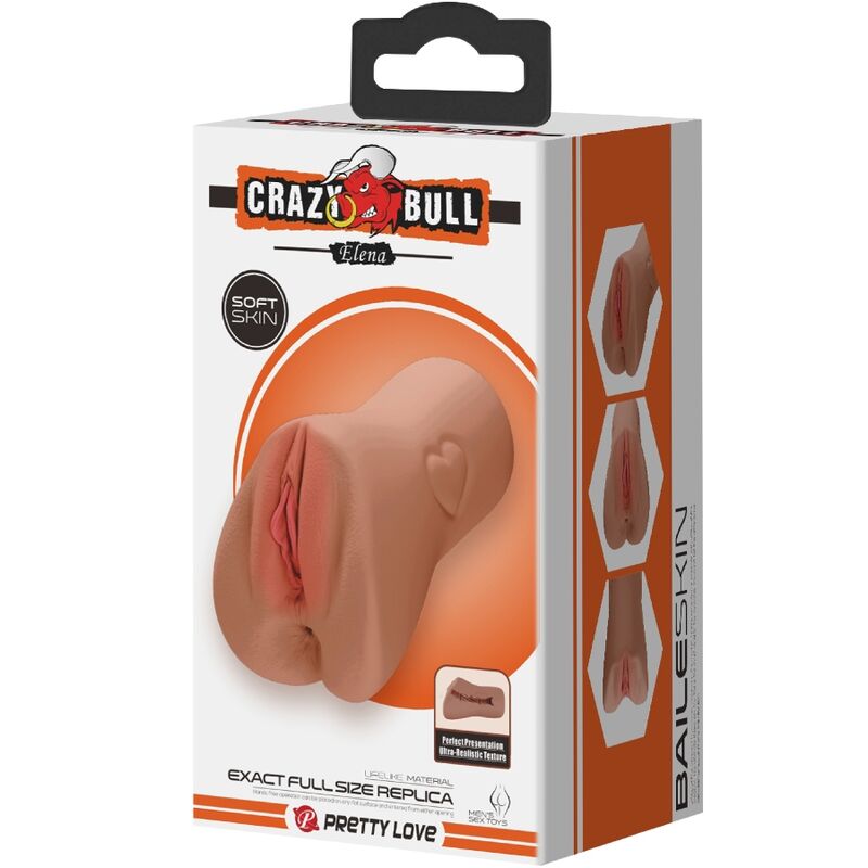 Crazy Bull Scarlet Vagina And Anus Design With A Heart Flesh