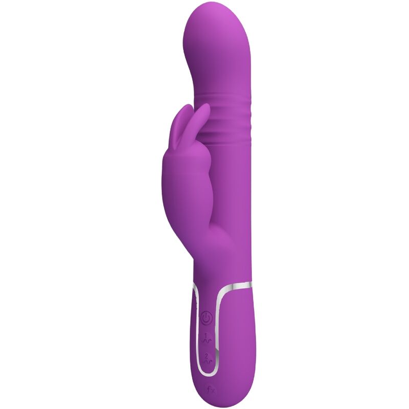 Pretty Love Coale 4 In 1 Multifunction Rabbit Vibrator  Purple