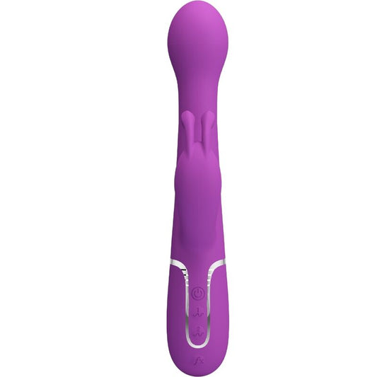 Pretty Love Dejon 3 In 1 Multifunction Rabbit Vibrator  Purple