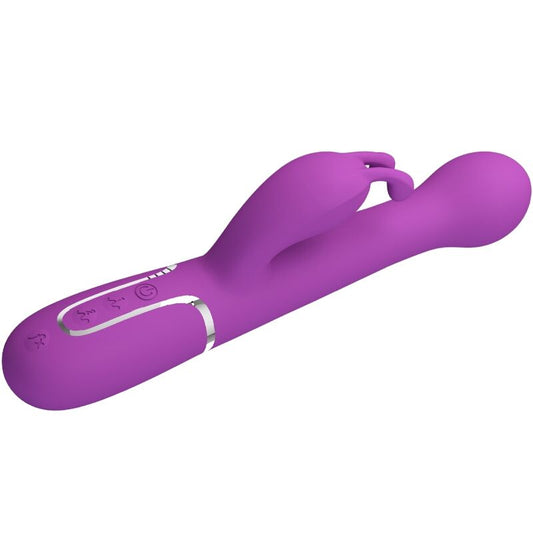 Pretty Love Dejon 3 In 1 Multifunction Rabbit Vibrator  Purple