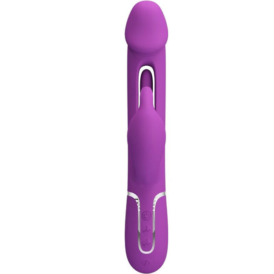 Pretty Love Kampas 3 In 1 Multifunction Rabbit Vibrator  Purple