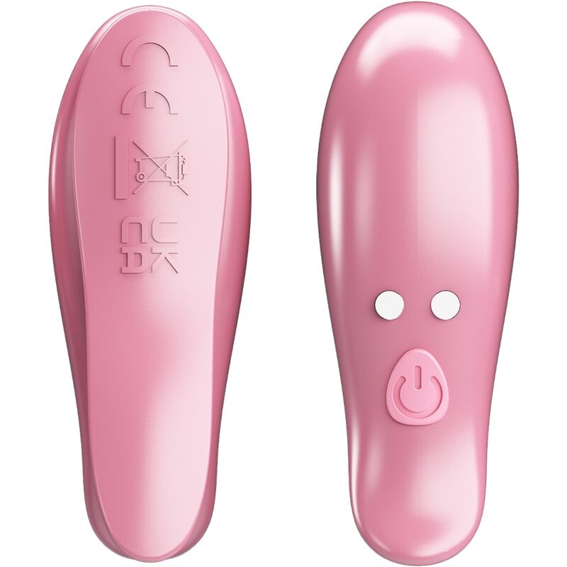 Pretty Love Cailey Nipple Clamps 10 Vibrations Remote Control Pink