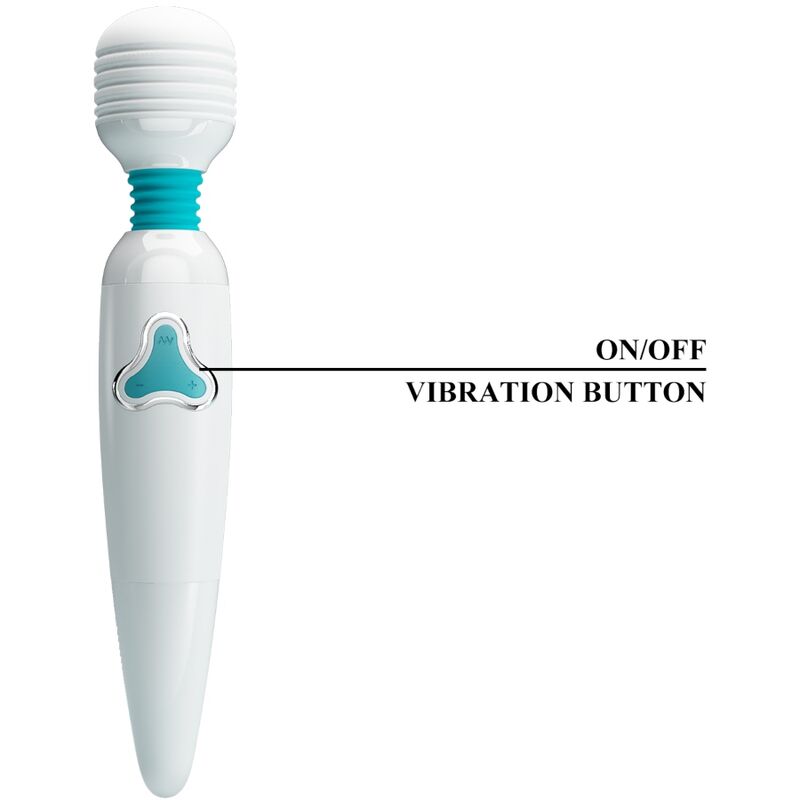 Pretty Love Cloud Wand Vibrator  7 Vibrations White