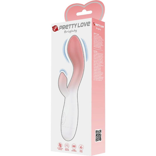 Pretty Love Brighty G-Spot Vibrator + Clitoris Stimulator 30 Vibrations Pink