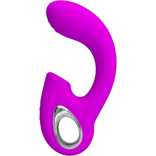 Pretty Love Sibel Sibel G-Spot Vibrator + Clitoris Stimulator 10 Vibrations Purple
