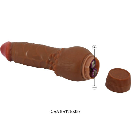Baile Barbara Realistic Vibrator 19.5 Cm Mulatto