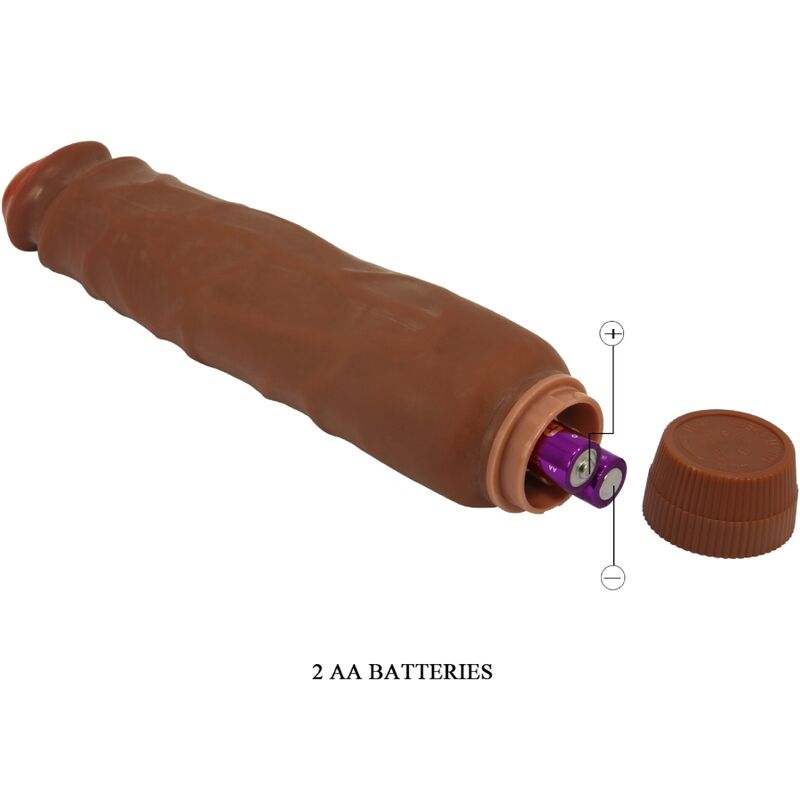Baile Jack Realistic Vibrator 26 Cm Mulatto