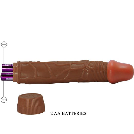 Baile Bob Realistic Vibrator 22.5 Cm Mulatto