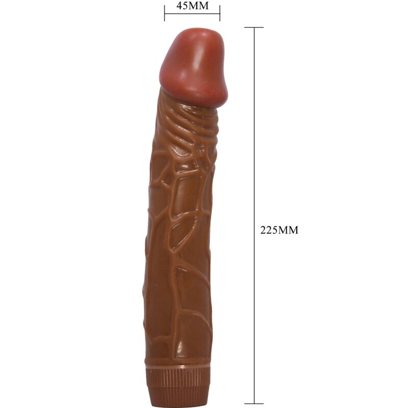 Baile Bob Realistic Vibrator 22.5 Cm Mulatto
