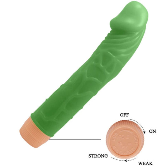 Baile Bill Realistic Vibrator 22.5 Cm Green