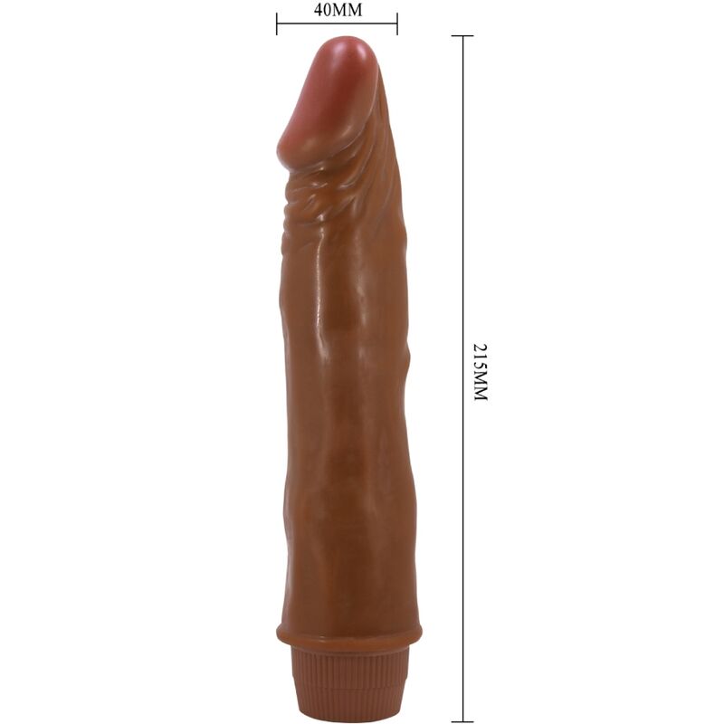Baile Dwarf Realistic Vibrator 21 Cm Mulatto