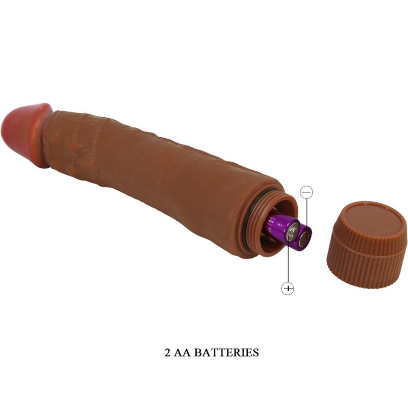 Baile Dybbuk Realistic Vibrator 24 Cm Mulatto