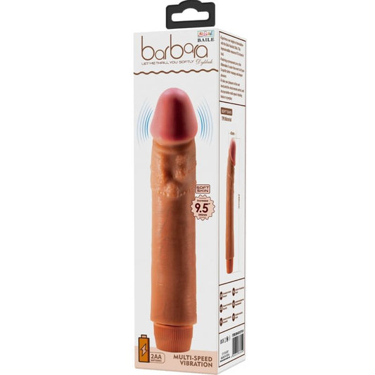 Baile Dybbuk Realistic Vibrator 24 Cm Mulatto