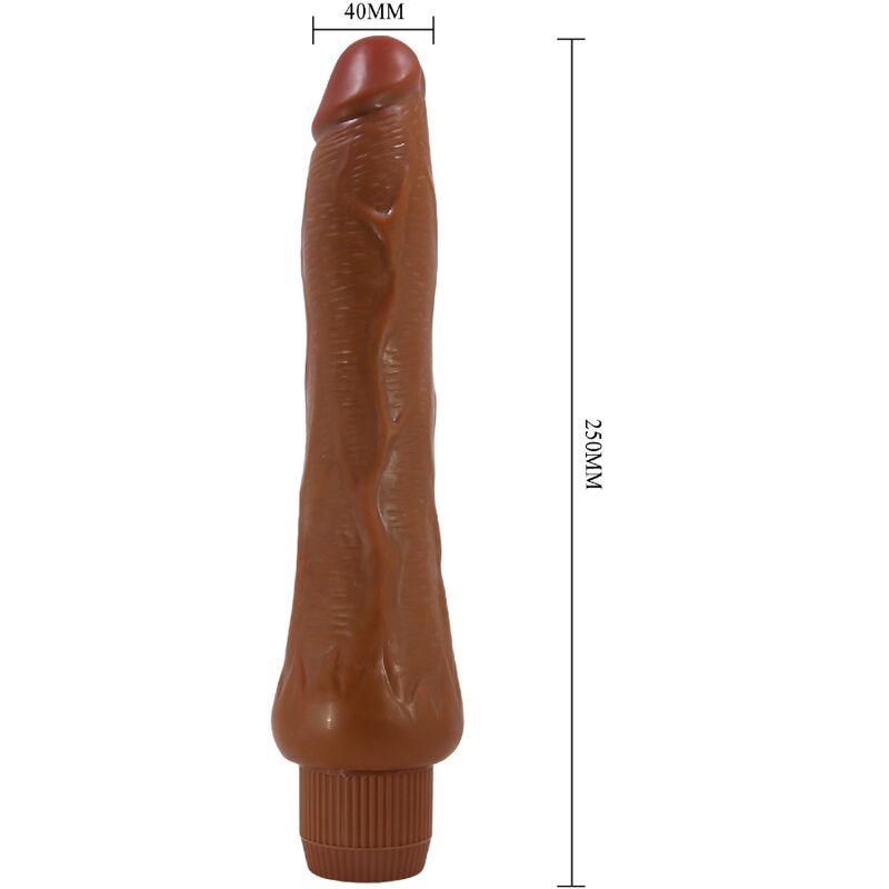 Baile Dryad Realistic Vibrator 25 Cm Mulatto