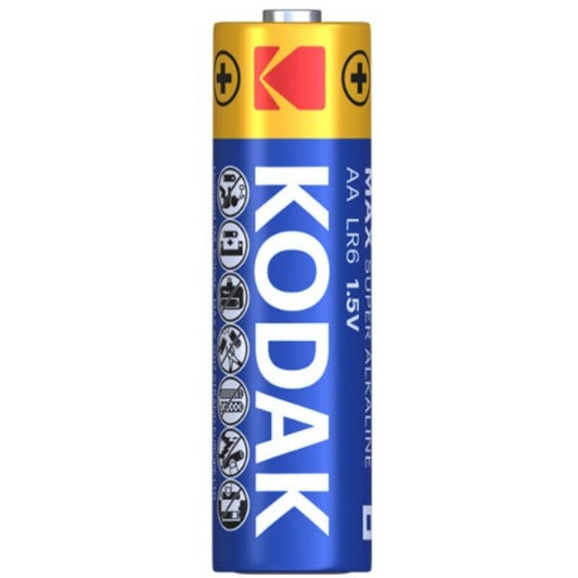 Kodak Max Alkaline Battery Aa Lr6 Pack*20 Batteries