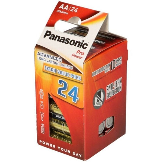 Panasonic Pro Power Alkaline Aa Battery Lr6 Pack*24