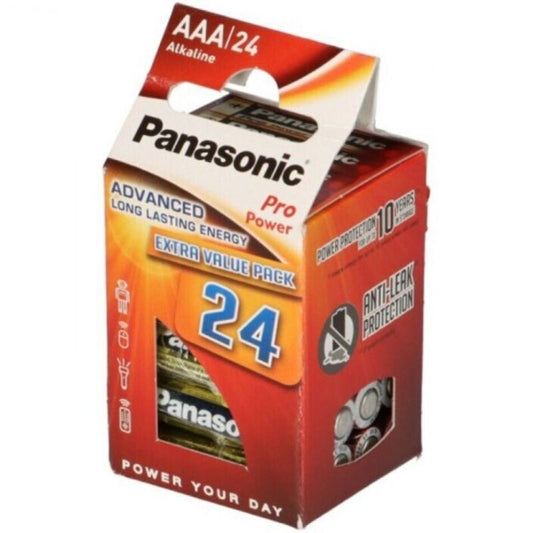 Panasonic Pro Power Alkaline Aaa Battery Lr03 Pack*24