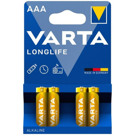 Varta Longlife Alkaline Aaa Battery Lr03 Blister*4